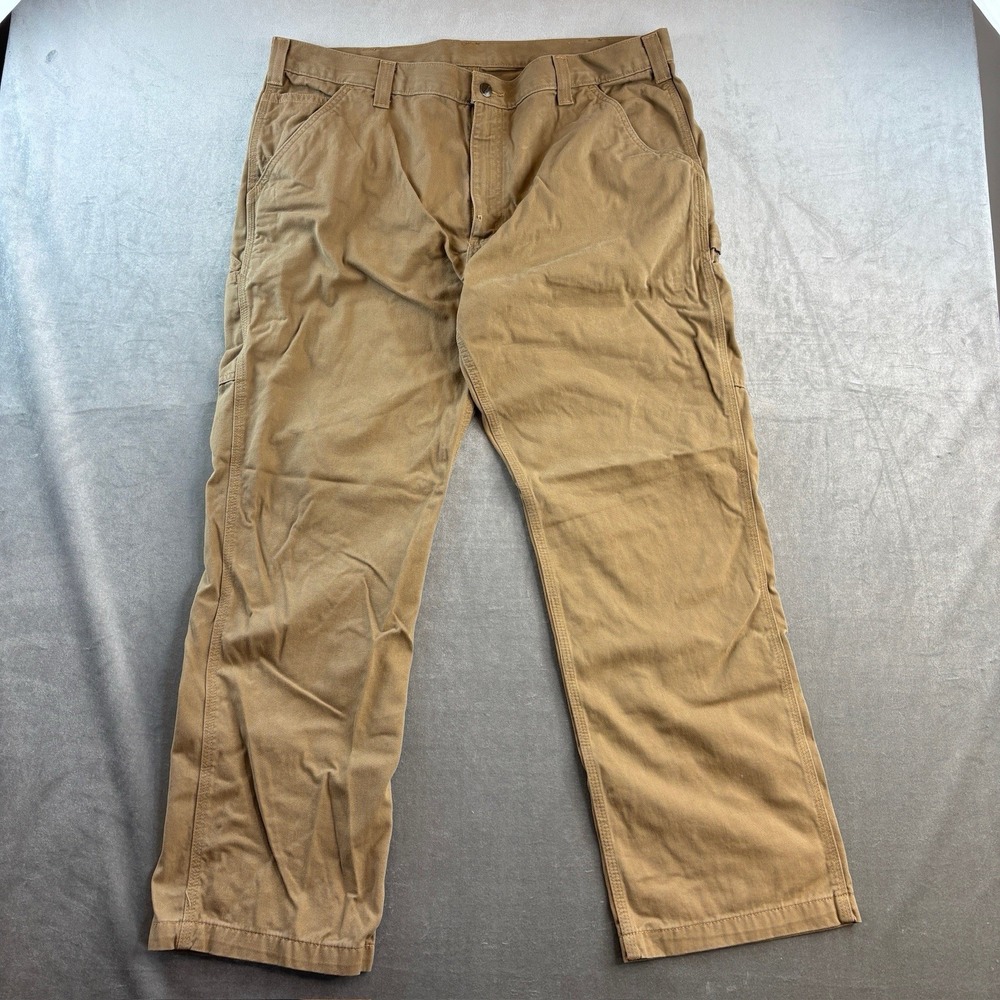 Carhartt B324 DKH Relaxed Fit Utility Work Pants Khaki Tan Mens 40x30